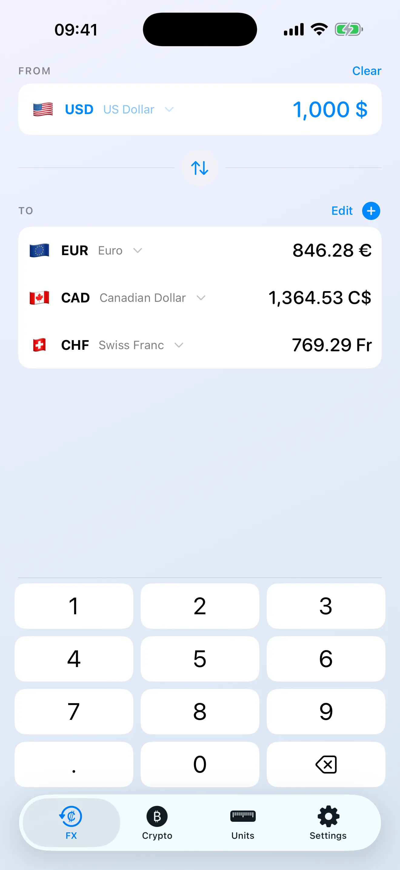 FX converter screenshot